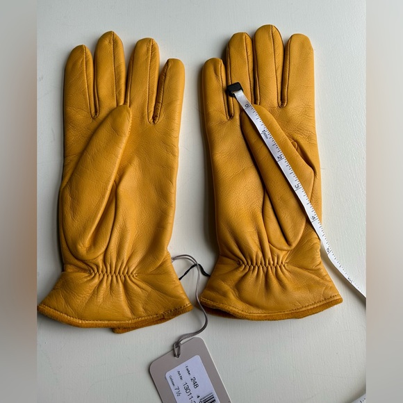 NEW WITH TAG! ROECKL Munich  Leather gloves. Size 7.5 - Picture 4 of 7